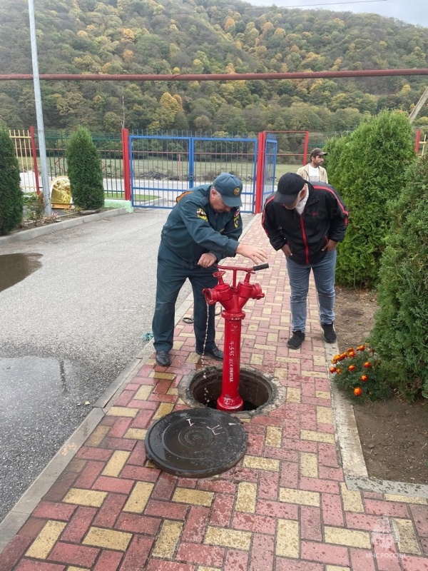 Проверка источников наружного противопожарного водоснабжения в населенных пунктах республики